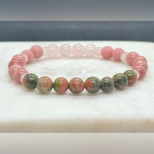 Fertility Crystal Bracelet - Handmade Gemstone Beaded Bracelet
